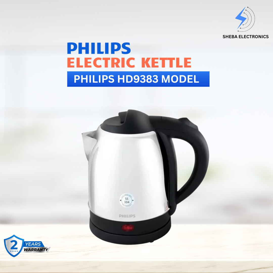 Philips Electric Kettle HD9383 – 1.8L, 230V, Triple Body, Auto Cut-Off 1500watts