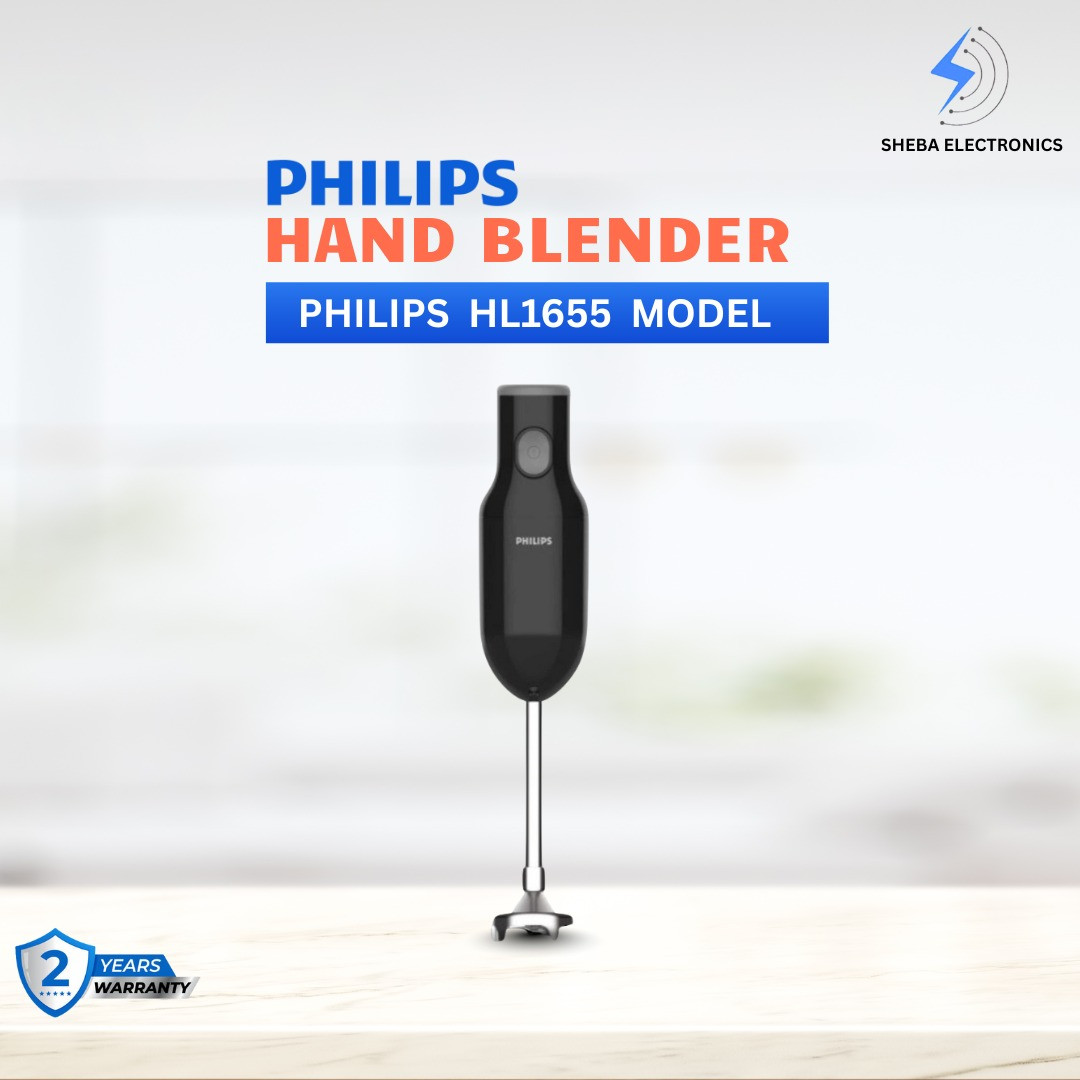 PHILIPS HL 1655/02 Hand Blender 250 Watts- Black