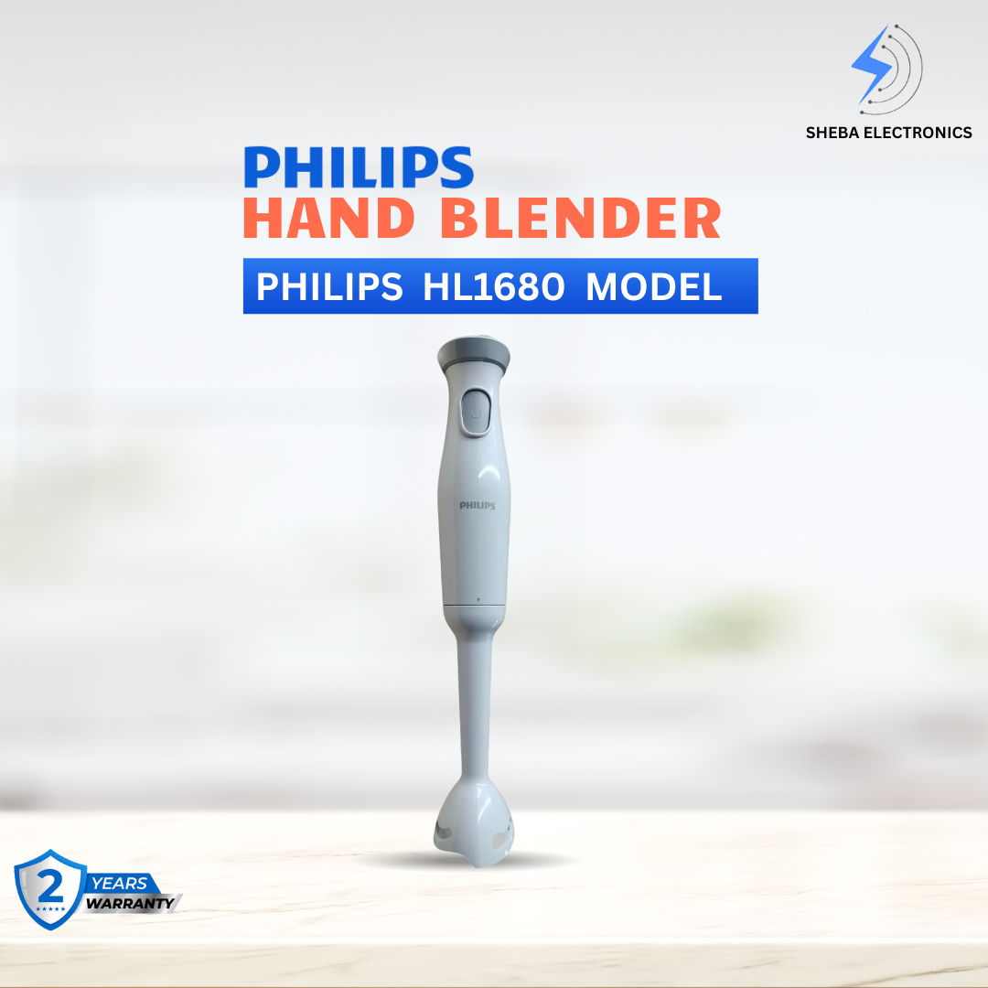 Philips Hand Blender (HL1680/00) – 300W, SmartFlow Technology, Ergonomic Grip