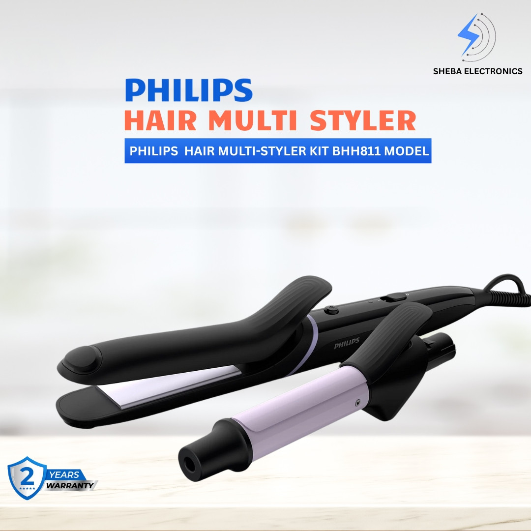 Philips Hair Multi-Styler Kit BHH811 (Black) – Style Your Hair, Your Way!