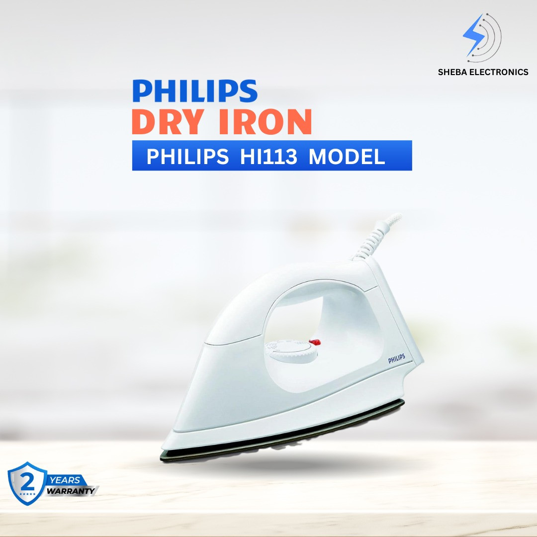 Philips Dry Irons HI113/28  & 1000w Power